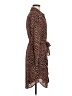 Veronica M. 100% Polyester Animal Print Brown Casual Dress Size M - photo 4