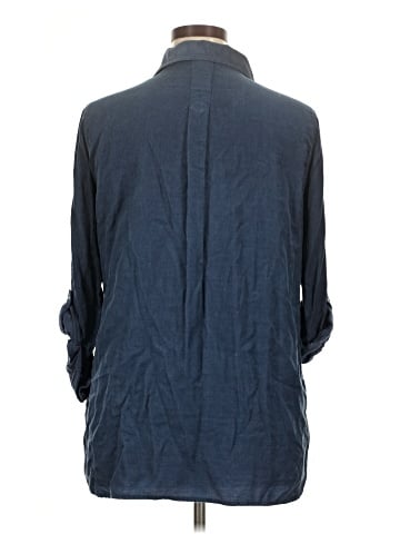 Thread & Supply 3/4 Sleeve Button-Down Shirt (view 2)