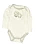 Kyle & Deena Ivory Long Sleeve Onesie Size 6-9 mo - photo 1