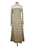 Shein Stripes Gold Casual Dress Size 6 - photo 2