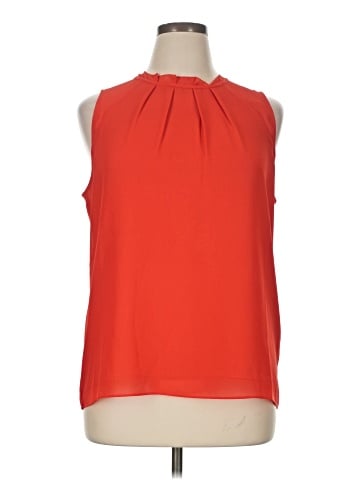 Rose + Olive Sleeveless Blouse (view 1)