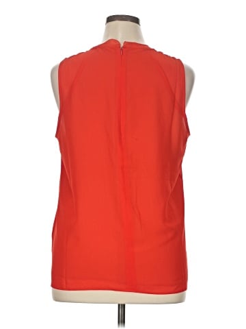 Rose + Olive Sleeveless Blouse (view 2)