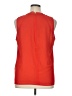 Rose + Olive 100% Polyester Orange Sleeveless Blouse Size XL - photo 2