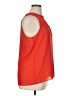 Rose + Olive 100% Polyester Orange Sleeveless Blouse Size XL - photo 4