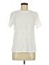 Bobeau Ivory White Short Sleeve T-Shirt Size M - photo 1
