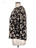 Masai Chevron-herringbone Black 3/4 Sleeve Blouse Size XL - photo 5
