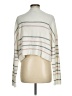 Shein 100% Acrylic Stripes Ivory Pullover Sweater Size M - photo 2