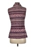 BCBGMAXAZRIA Purple Sleeveless Button-Down Shirt Size M - photo 2