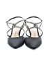 Nina Solid Black Heels Size 7 1/2 - photo 2
