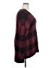 wonderly 100% Rayon Plaid Burgundy Pullover Sweater Size XXL - photo 4
