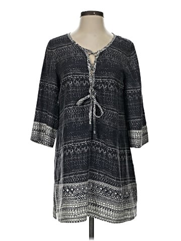 Calypso St. Barth 3/4 Sleeve Silk Top (view 1)