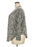 143 story Animal Print Gray 3/4 Sleeve Blouse Size 2X (estimated) - photo 5