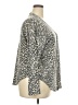 143 story Animal Print Gray 3/4 Sleeve Blouse Size 2X (estimated) - photo 4