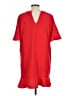 Zara 100% Polyester Red Cocktail Dress Size L - photo 2