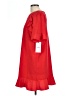 Zara 100% Polyester Red Cocktail Dress Size L - photo 5