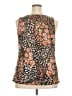 Unbranded Floral Orange Tank Top Size 3X - photo 2