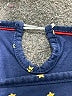 Unbranded 100% Cotton Stars Graphic Blue Dress Size 7 - photo 3
