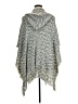 Mia + Tess Gray Poncho One size - photo 2