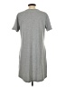Serra Solid Gray Casual Dress Size L - photo 2