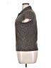 Lija Graphic Marled Polka Dots Gray Short Sleeve Polo Size XL - photo 5