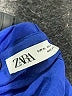 Zara Blue 3/4 Sleeve Blouse Size XL - photo 7