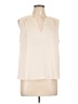 Evereve 100% Polyester Ivory Sleeveless Blouse Size L - photo 1