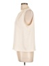 Evereve 100% Polyester Ivory Sleeveless Blouse Size L - photo 5