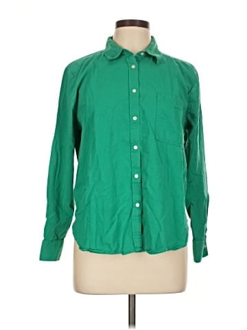 Ann Taylor LOFT Outlet Long Sleeve Button-Down Shirt (view 1)