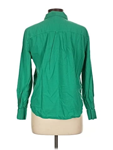 Ann Taylor LOFT Outlet Long Sleeve Button-Down Shirt (view 2)