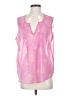 CAbi 100% Polyester Pink Sleeveless Blouse Size M - photo 1