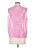 CAbi 100% Polyester Pink Sleeveless Blouse Size M - photo 2