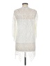 Buttons 100% Nylon Ivory Kimono Size M - photo 2