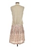 Cotélac 100% Polyester Tweed Tan Cocktail Dress Size Sm (1) - photo 2