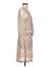 Cotélac 100% Polyester Tweed Tan Cocktail Dress Size Sm (1) - photo 4