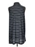 Sahalie Stripes Gray Blue Casual Dress Size L - photo 2