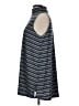 Sahalie Stripes Gray Blue Casual Dress Size L - photo 5