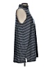Sahalie Stripes Gray Blue Casual Dress Size L - photo 4