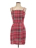 No Comment Plaid Red Cocktail Dress Size L - photo 1