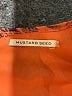 Mustard Seed Print Orange Cocktail Dress Size M - photo 7
