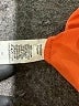 Mustard Seed Print Orange Cocktail Dress Size M - photo 8