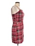 No Comment Plaid Red Cocktail Dress Size L - photo 4