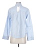 Dylan Stripes Blue Long Sleeve Button-Down Shirt Size XS - photo 2