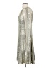 Julia Jordan Metallic Silver Cocktail Dress Size 8 - photo 5