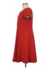 Perceptions Solid Red Casual Dress Size 8 - photo 5
