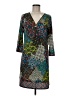 MSK Print Teal Casual Dress Size M - photo 1