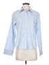 Dylan Stripes Blue Long Sleeve Button-Down Shirt Size XS - photo 1