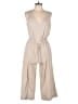 Westbound Solid Tan Jumpsuit Size S - photo 1
