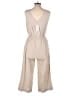 Westbound Solid Tan Jumpsuit Size S - photo 2