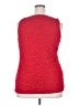 New Directions Red Sleeveless Blouse Size 2X - photo 2