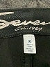 Seven7 Graphic Black Casual Pants Size 10 - photo 7